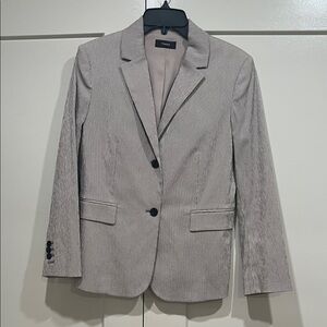 Theory Tailored Seersucker Women's Blazer Size 6 NWT